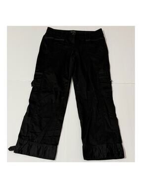 White House Black Market Cargo Pants, Black, Size 4